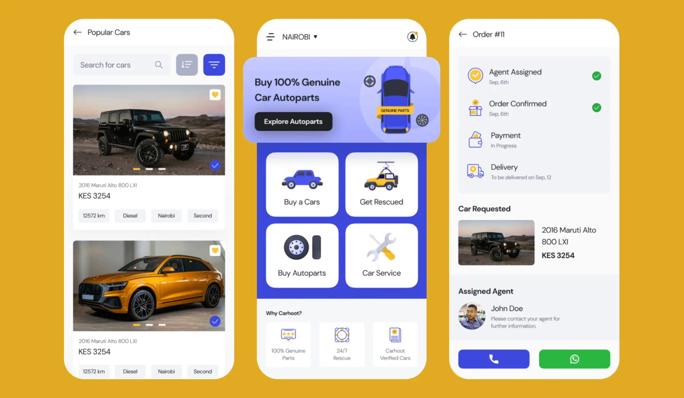 Mobile App for Vehicle Sales